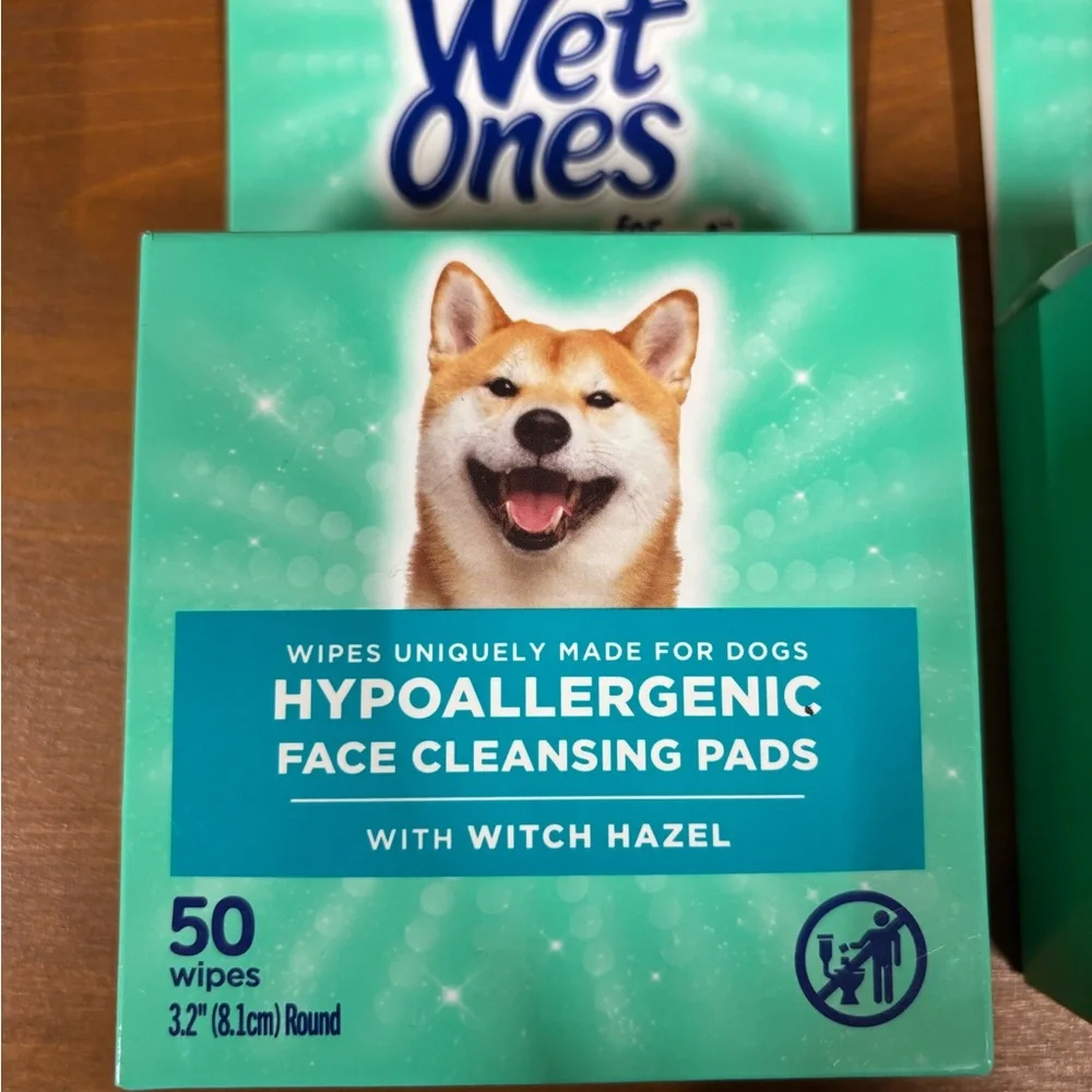 Wet Ones Hypoallergenic Face Cleansing Pads for Dogs